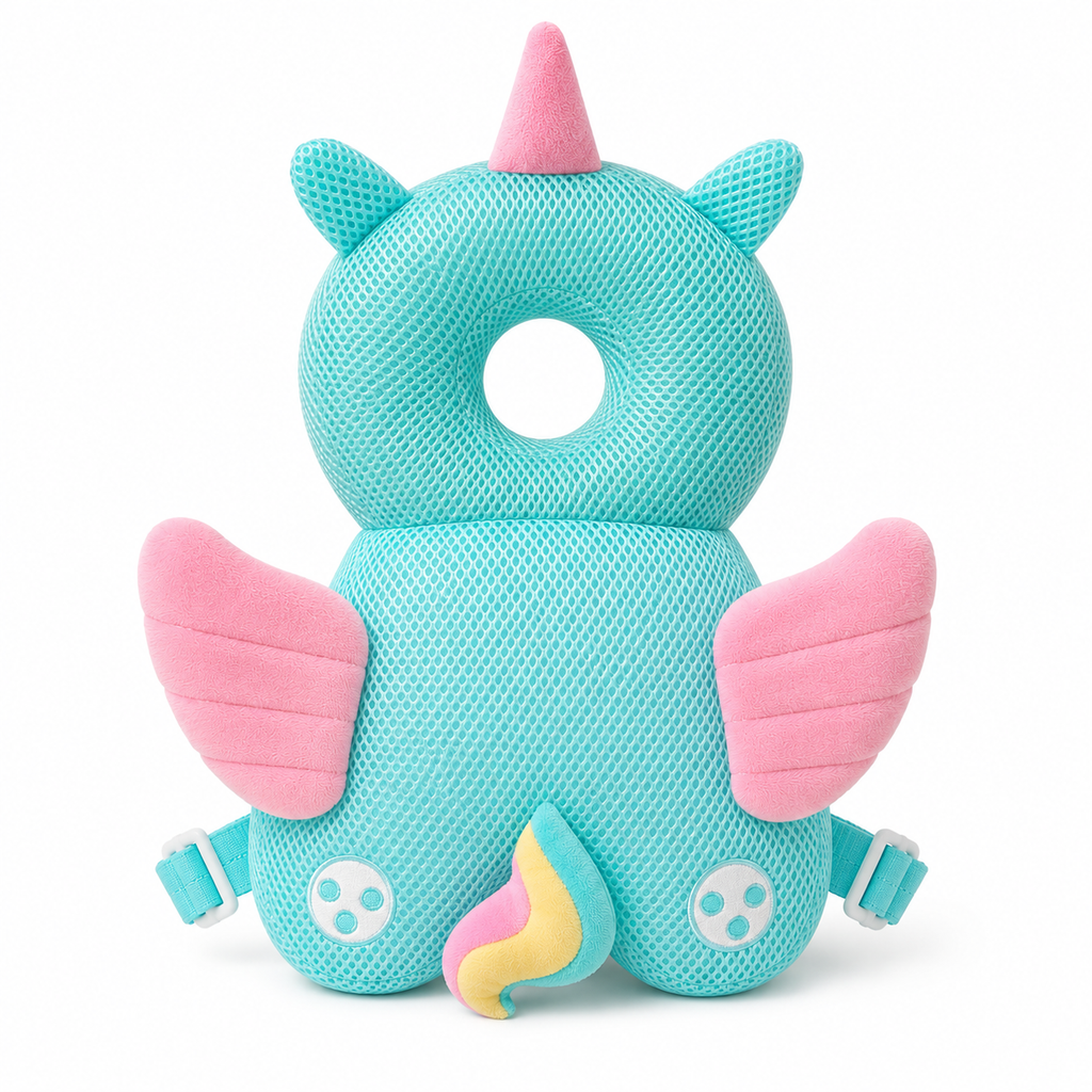 TinyNest™ Baby Safety Backpack – Head & Back Protection ⭐